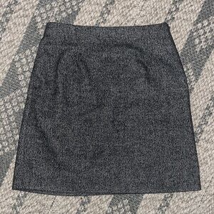Uniqlo black and grey houndstooth mini skirt
